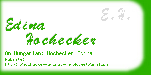 edina hochecker business card